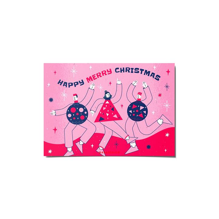 کارت پستال ماسا دیزاین مدل   venus623 طرح christmas
